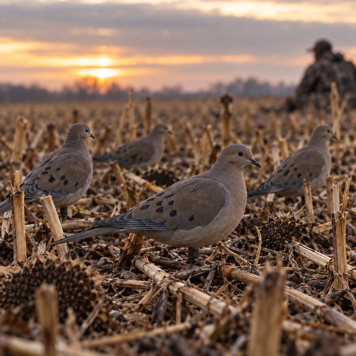 Avian-X AXP Full Body Dove Decoys – 6 Pack