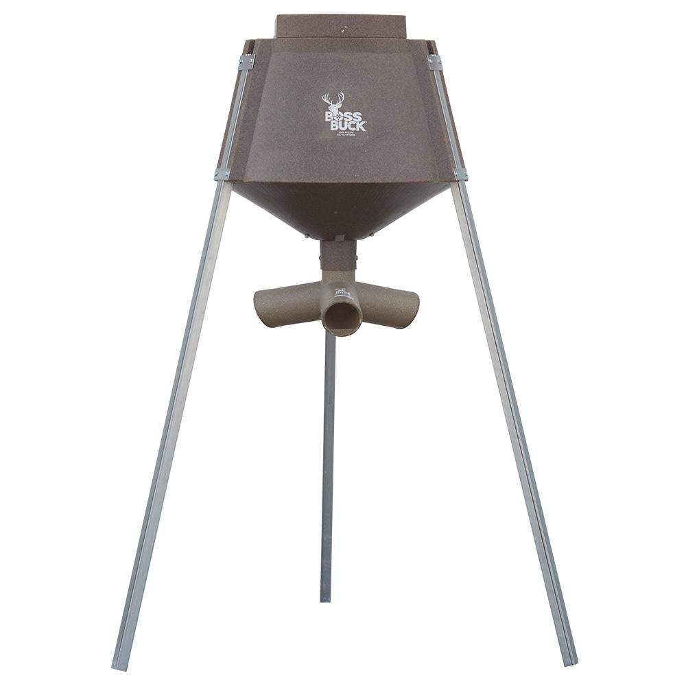 Boss Buck 350 lb. Gravity Protein Feeder with 78 inch square legs
