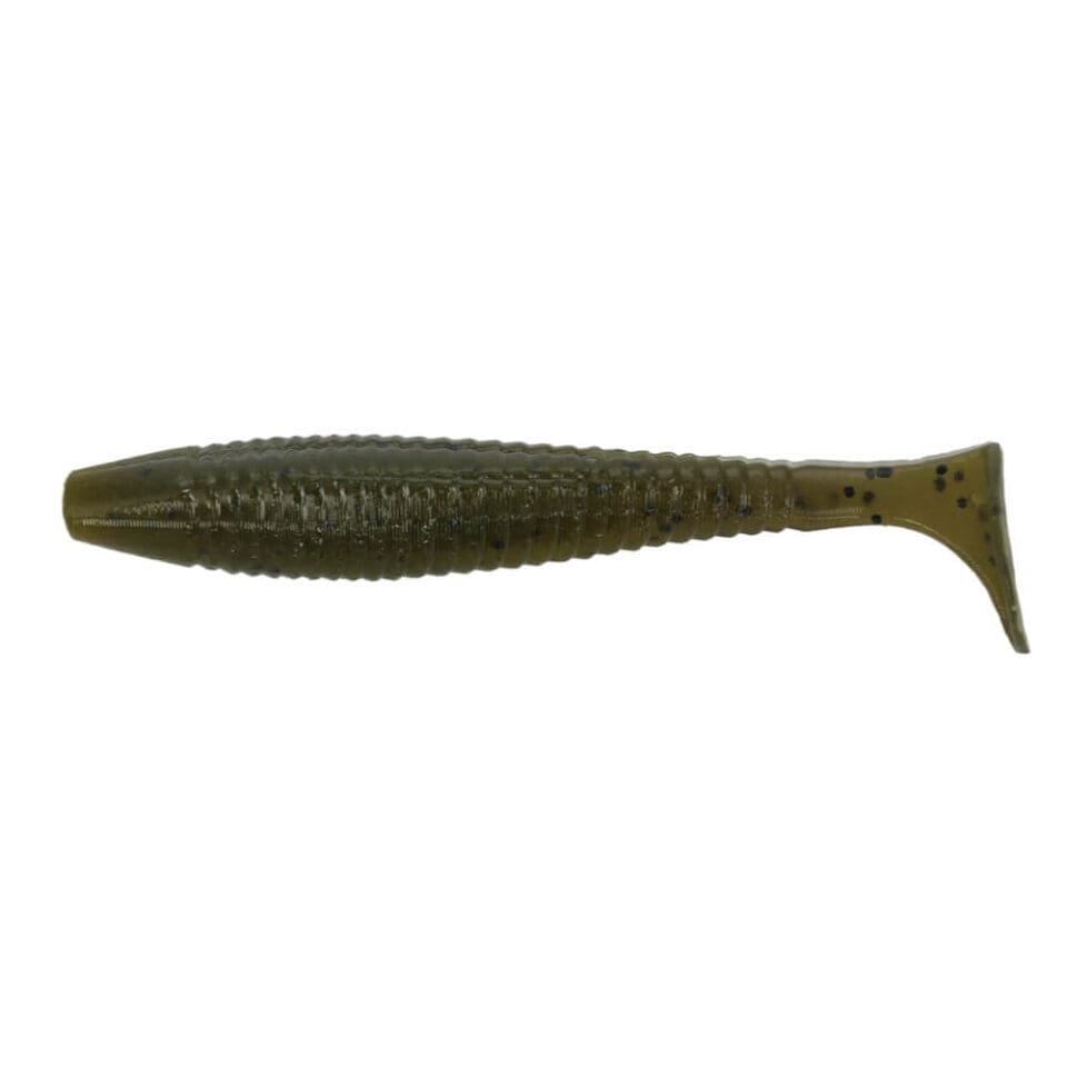 Yamamoto Shibo Swimmer - Green Pumpkin Black Flake