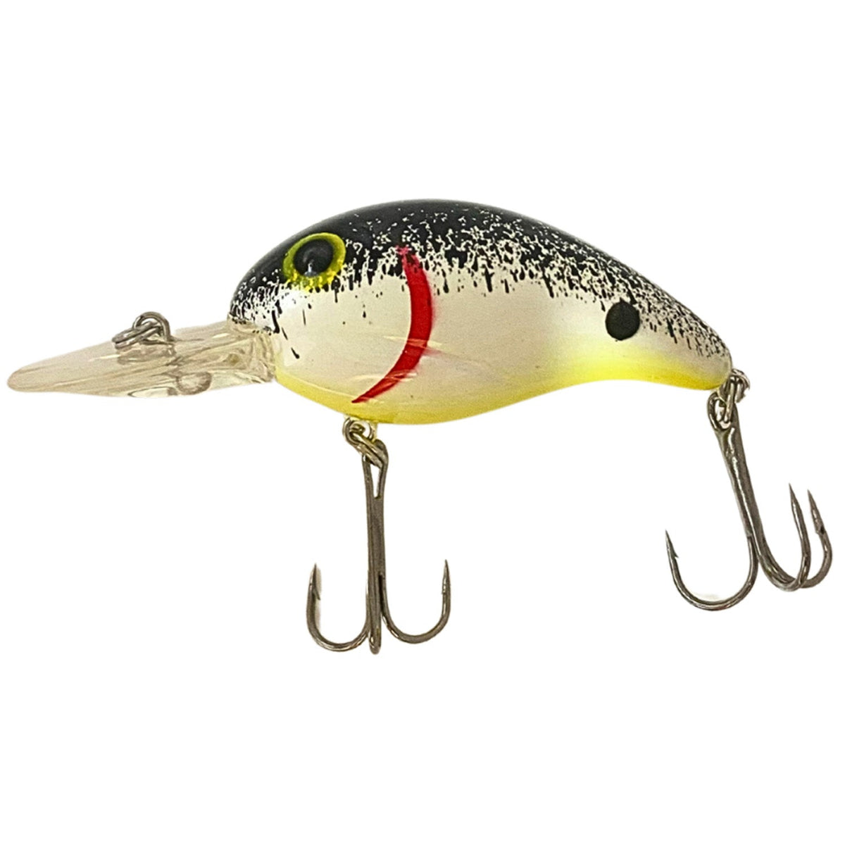Head Hunter H8 Diver Crankbait, Pearl Triple Splatter