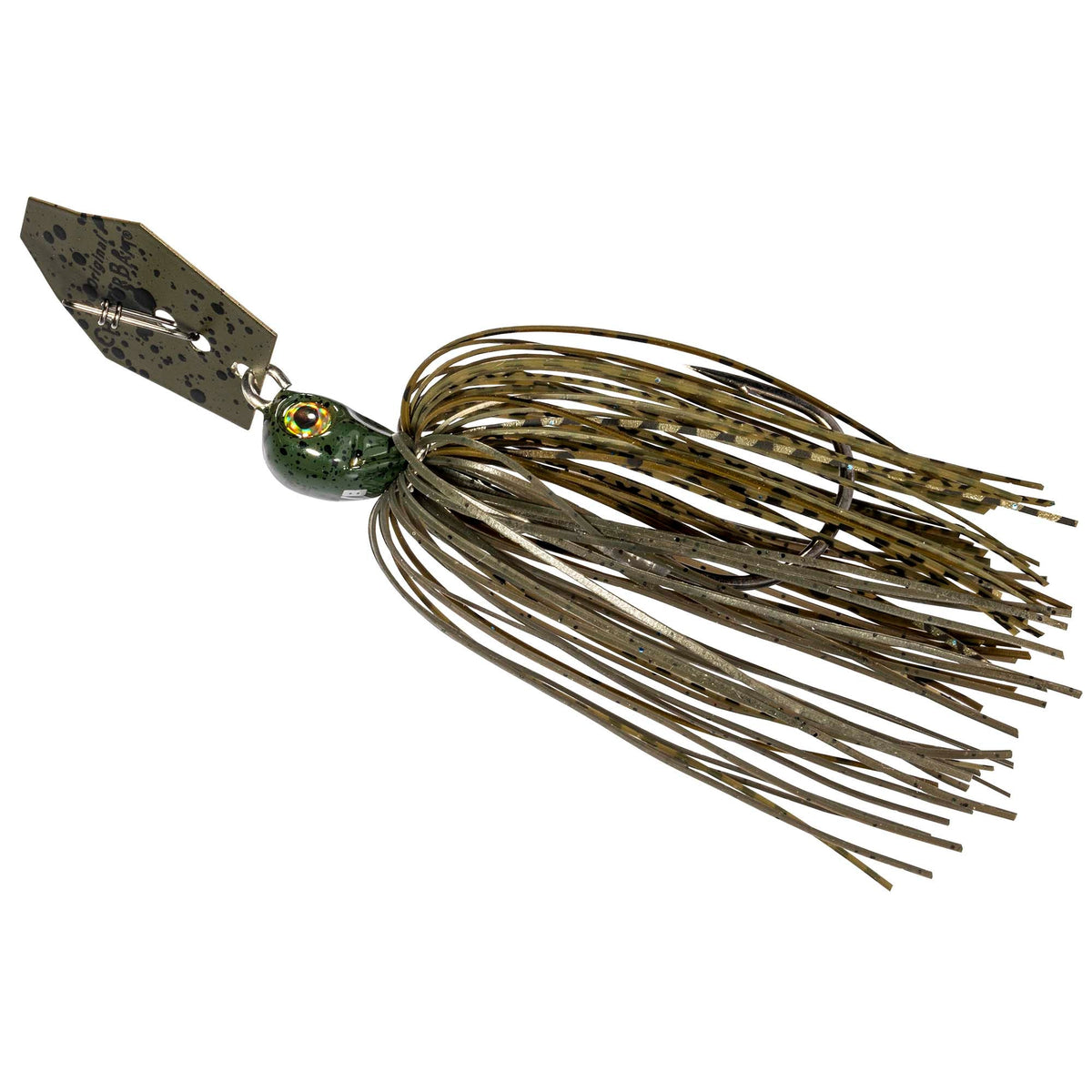 Z-Man ChatterBait Elite EVO 3/8 oz, Green Pumpkin