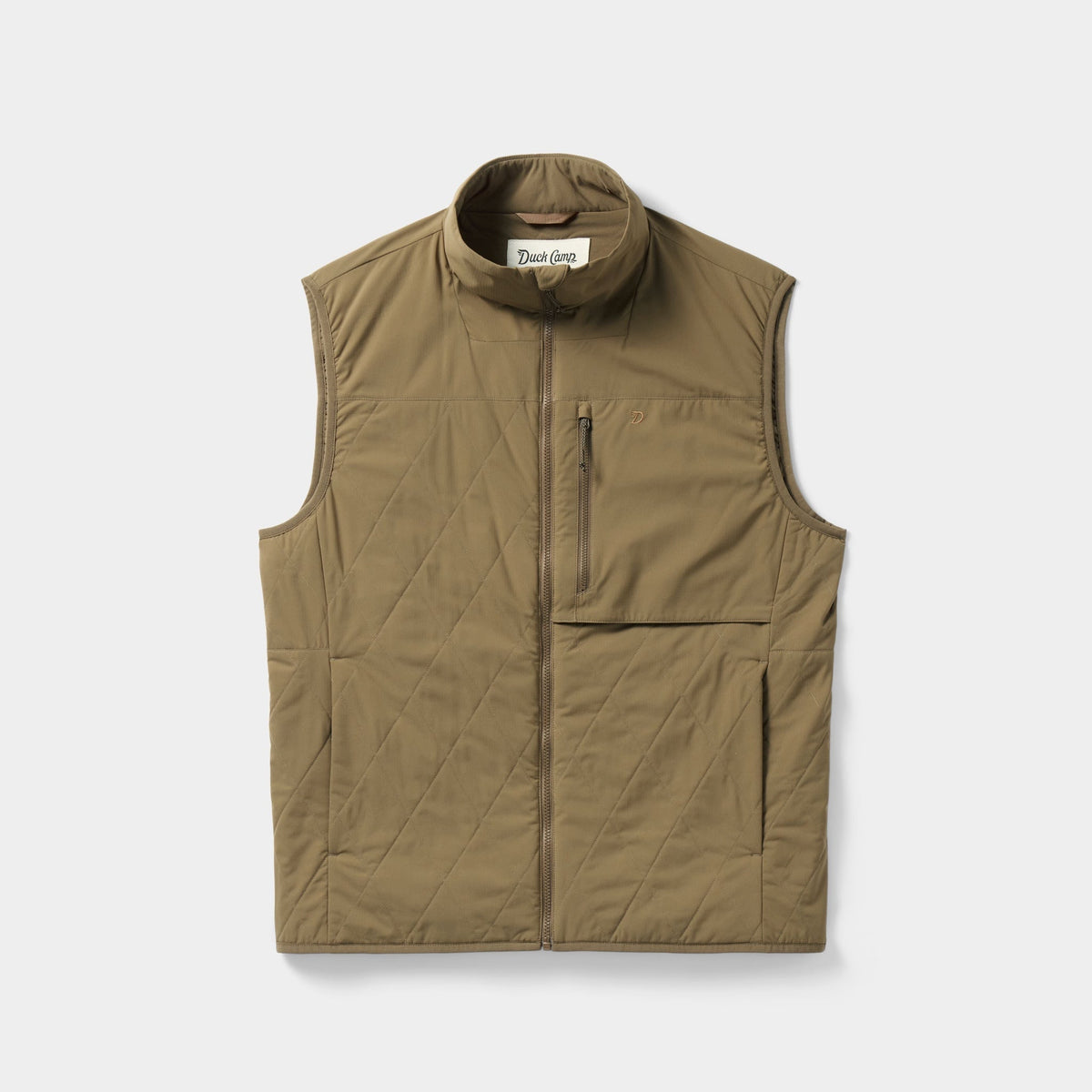 Duck Camp Men's Airflow Insulated Vest in Pin Oak, front view