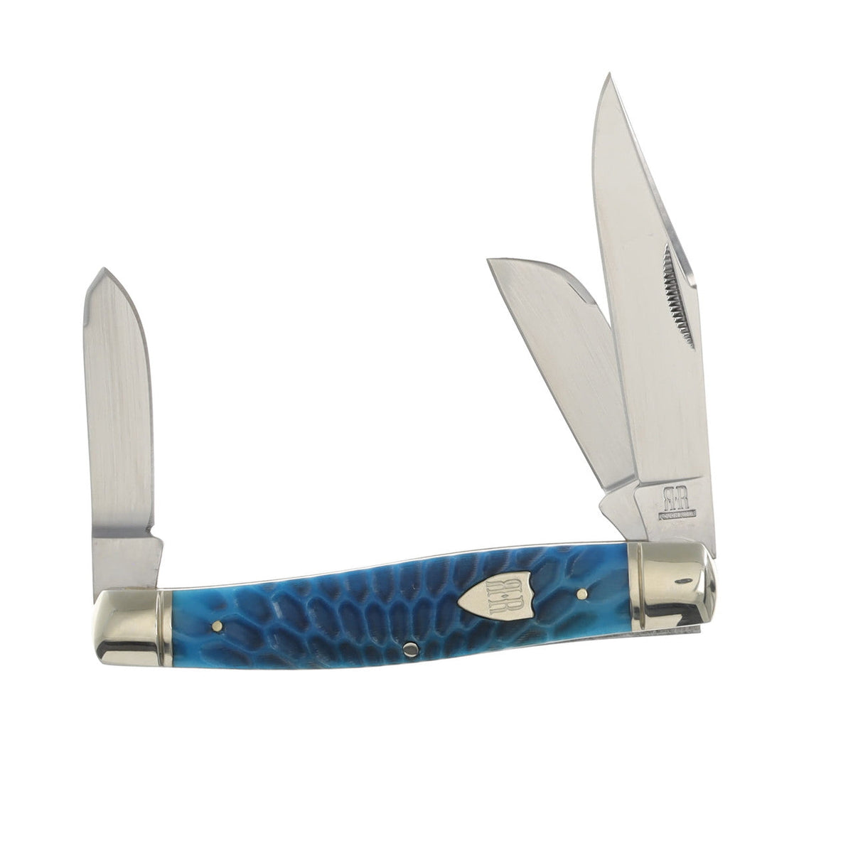 Rough Ryder Blue Dragon Bone Large Stockman RR2715