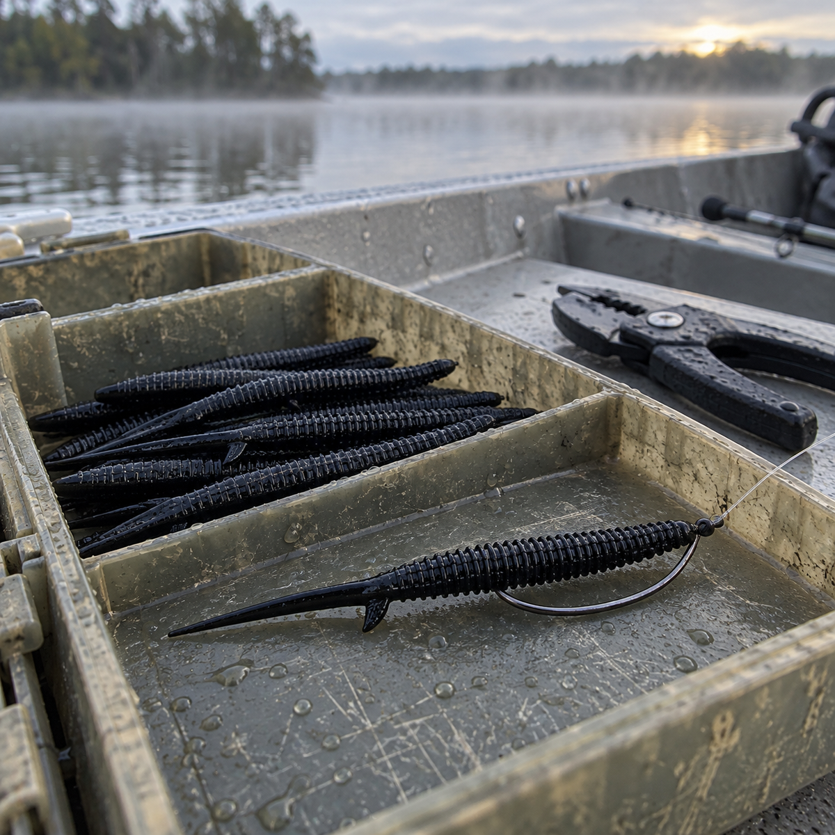 Big Bite Baits Scentsation Thresher Worm 4.2" – 8 Pack