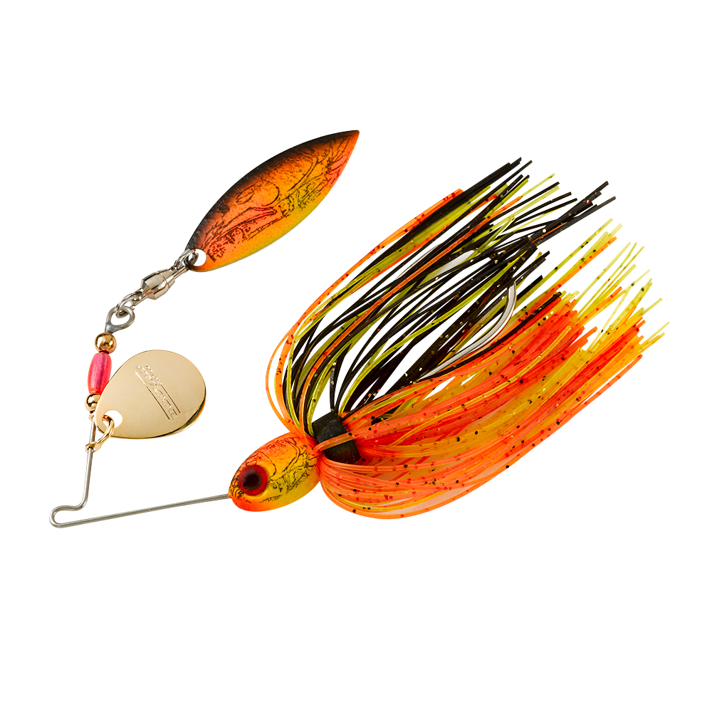 Booyah Pond Magic Spinnerbait – 3/16 oz - Sunrise Craw