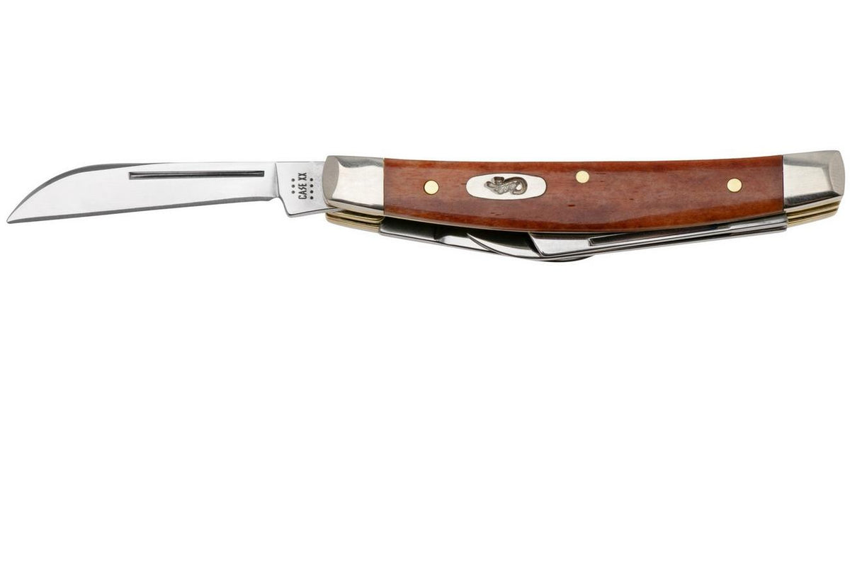 Case 28911 Small Congress — smooth chestnut bone, open spear blade