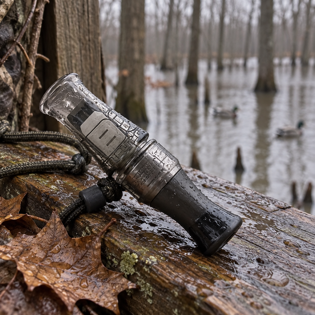 Zink Nothing But Green Polycarb Duck Call – Gun Smoke