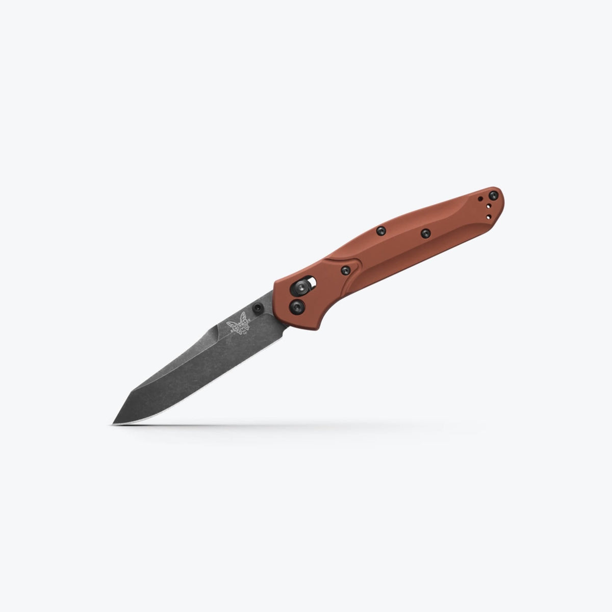 Benchmade 940BK-03 Osborne folding knife with burnt copper aluminum handle