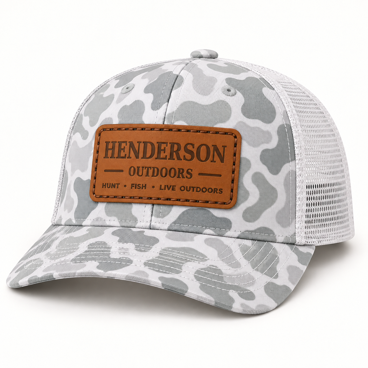Henderson Outdoors Leather Patch Hat