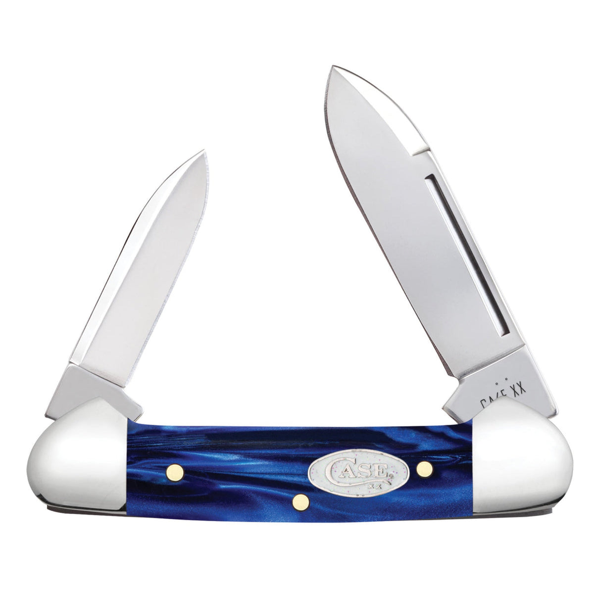 Case Smooth Blue Pearl Kirinite Baby Butterbean pocket knife