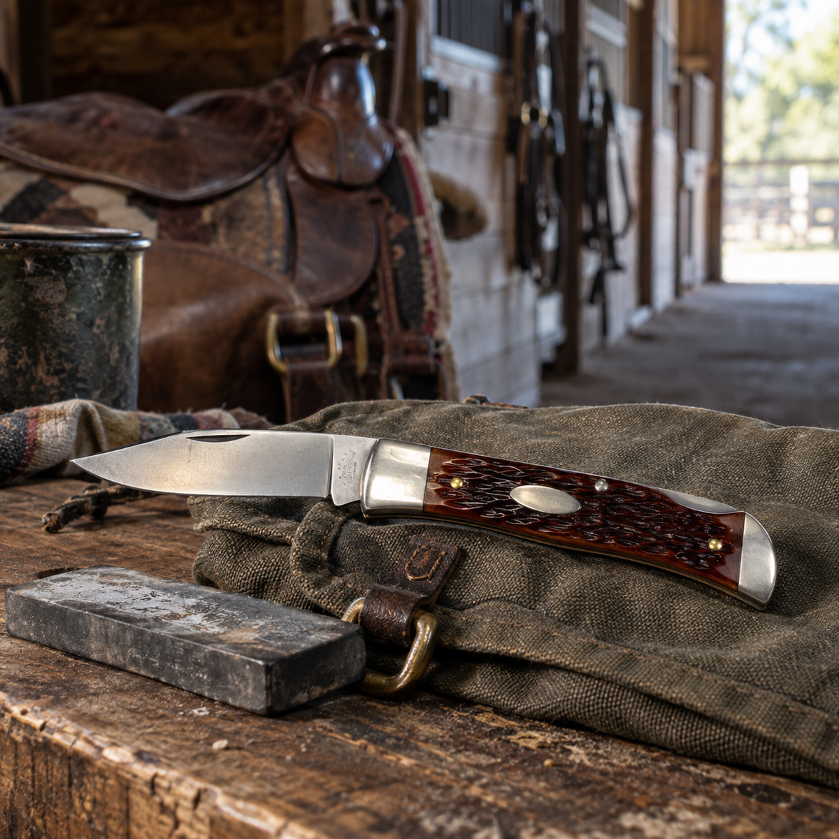 Steel Warrior Michael Prater Choctaw Lockback