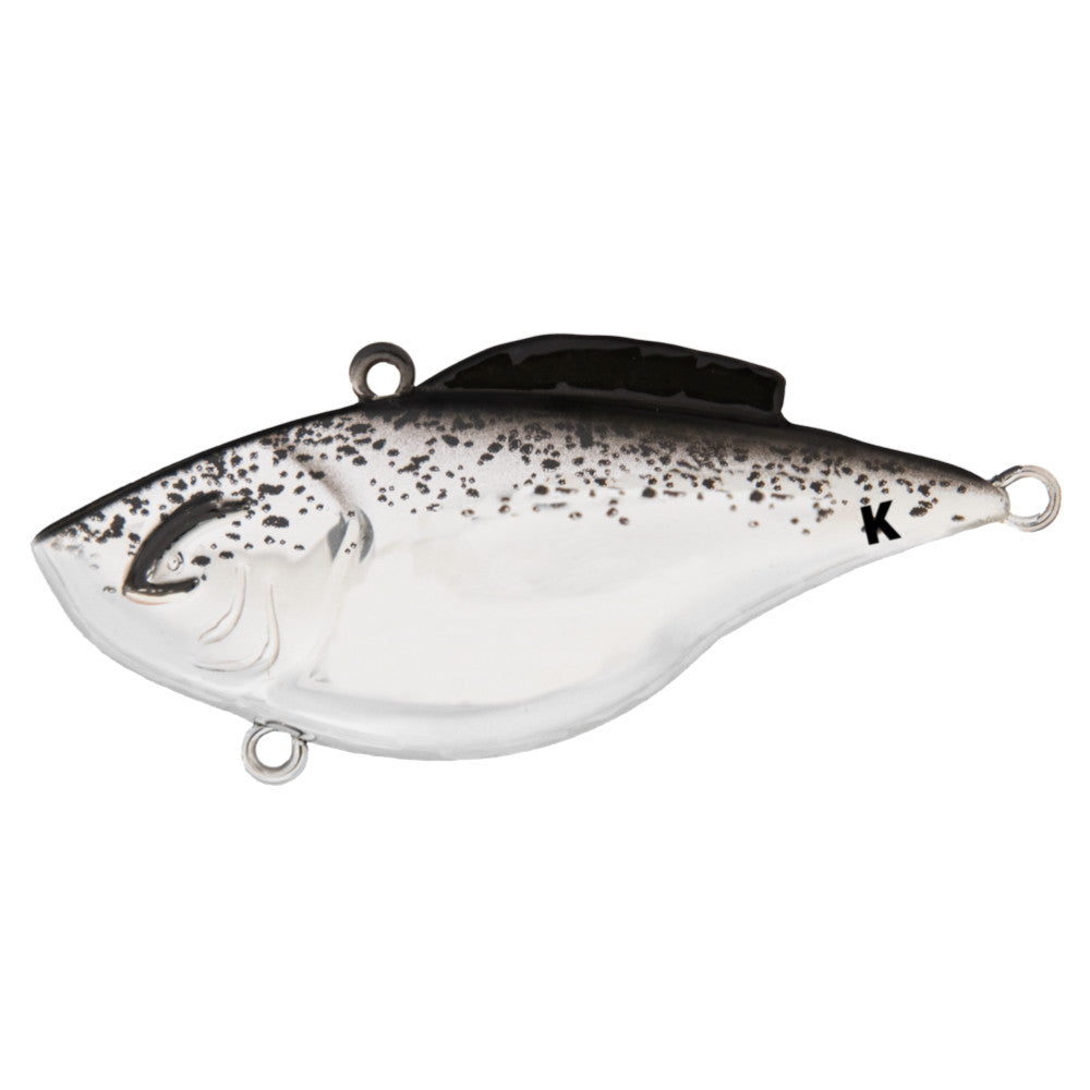 Bill Lewis Knockin Hammer Trap – 3/8 oz — Chrome Black Splatter Back