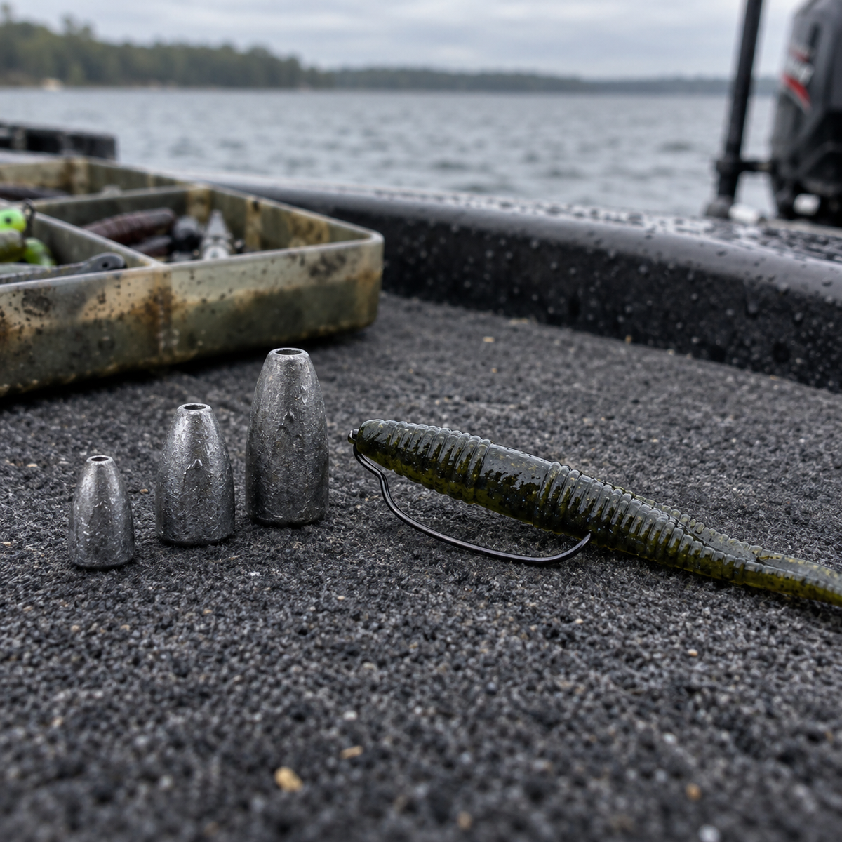 K&E Stopper Worm Weights – Lead
