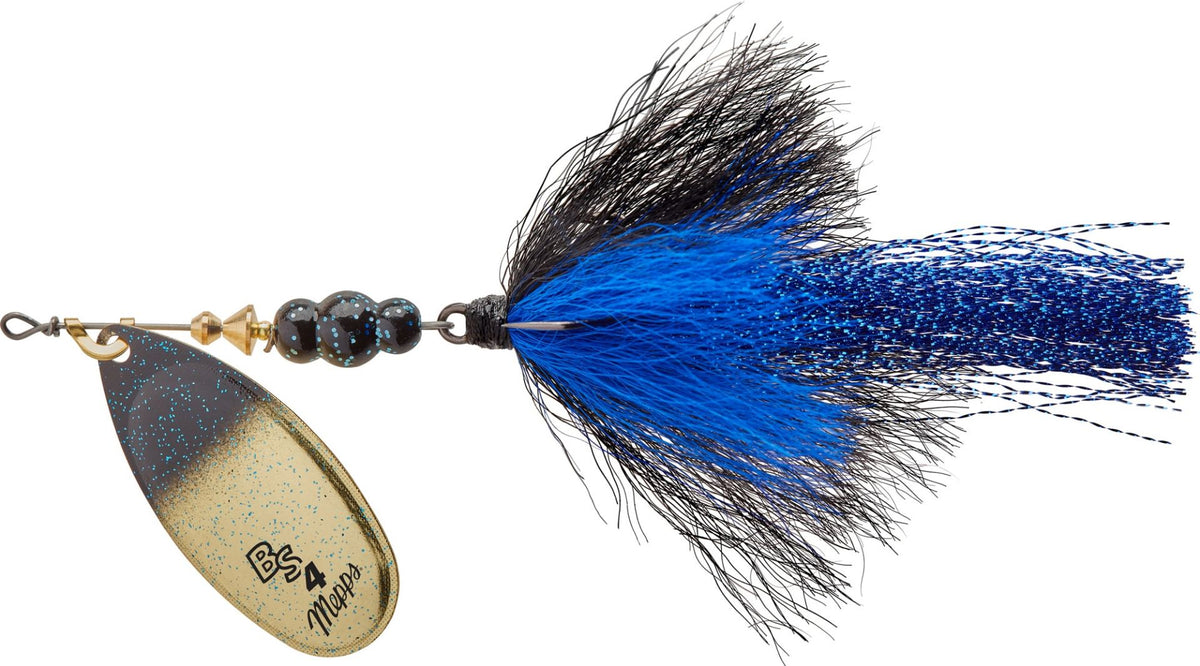 Mepps Bronze Slammer gold blade Black & Blue 1/3 oz