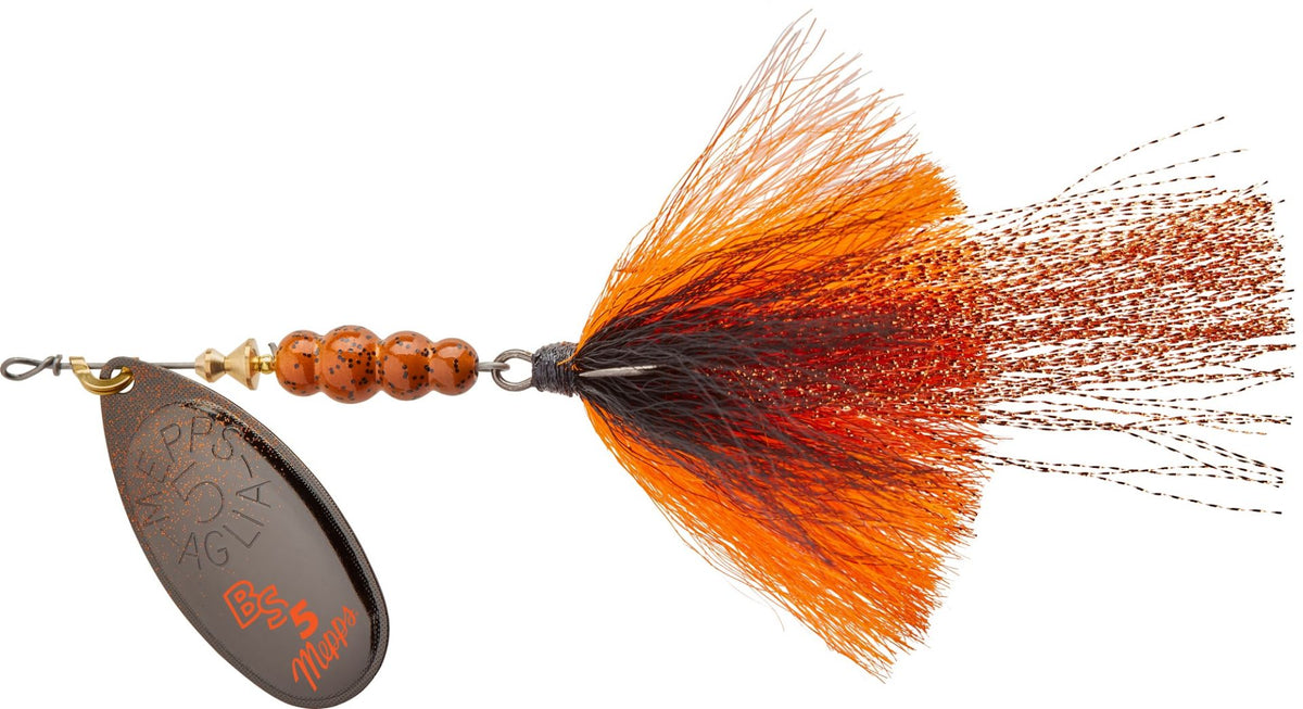 Mepps Bronze Slammer black blade Firecraw 1/2 oz