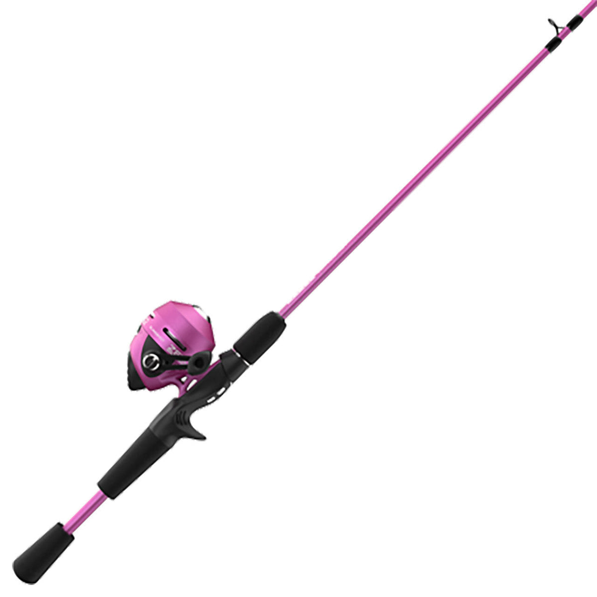 Zebco 202 Slingshot Spincasting Combo, Purple