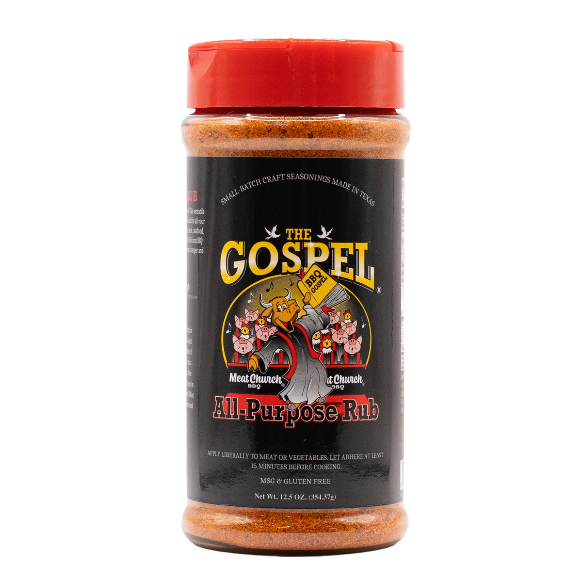Meat Church The Gospel All Purpose BBQ rub shaker