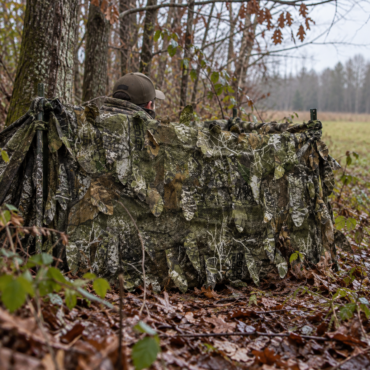 Hunters Specialties Camo Leaf Blind Burlap – 56" x 12'