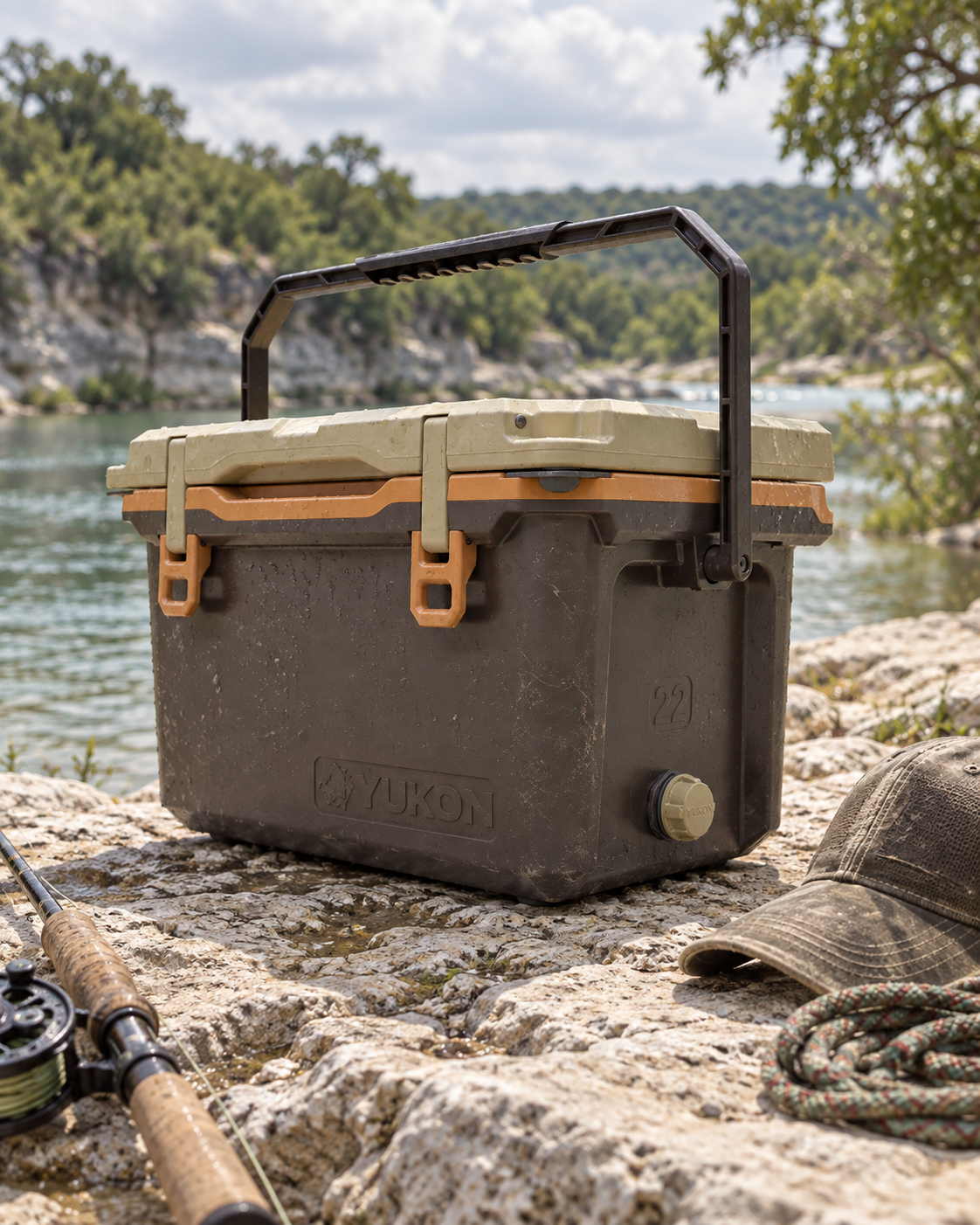Yukon Outfitters Snake River 22 Qt Hard Cooler