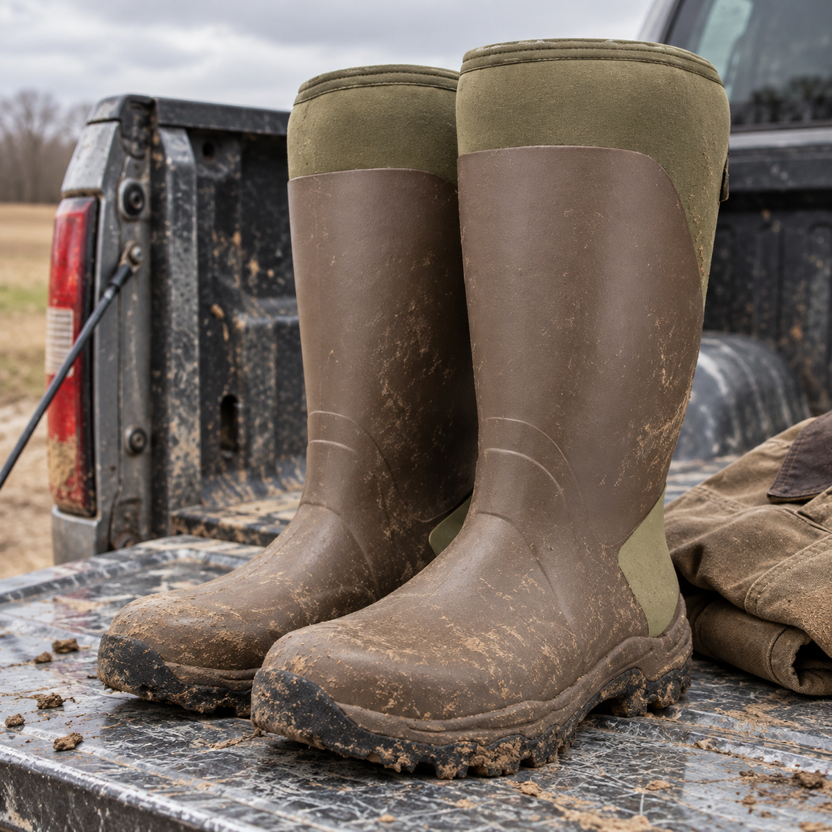 Muddy MTX 17" Non-Insulated Rubber Boot – Clay