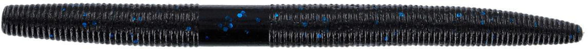 Yamamoto 5-inch Senko in Black with Large Blue Flake, full bait
