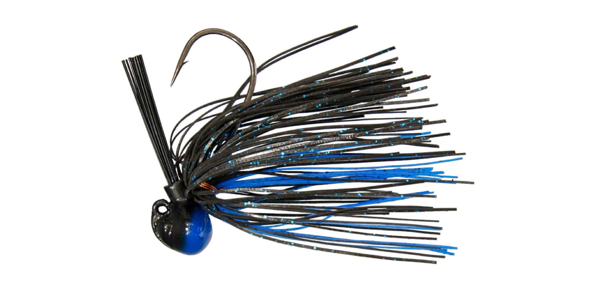Big Bite Baits L.S. Football Jig 1/2 oz — Black/Blue